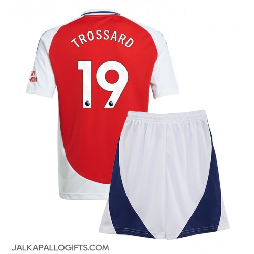 Arsenal Leandro Trossard #19 Koti Peliasu Lasten 2024-25 Lyhythihainen (+ Lyhyet housut)